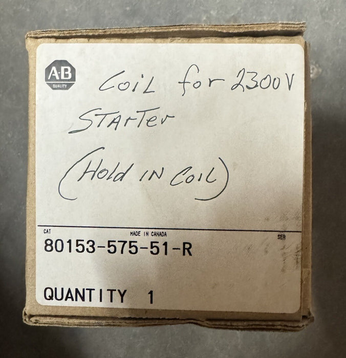 80153-575-51-R GEJEL PEMEGANG BARU UNTUK ALLEN BRADLEY 2300V STARTER / CONTACTOR
