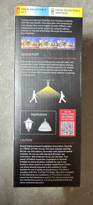 Lámpara de derivación de balasto LED RAB CORN COBB 18/27/36 W RPL 150 W Haluro de sodio 100-277 V