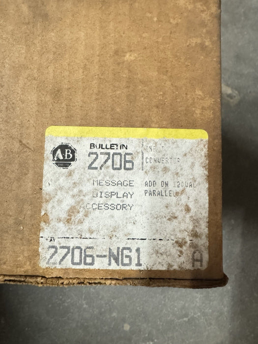 Convertidor de entrada paralelo Allen-Bradley 2706-NG1, 120 V, accesorio Dataliner 2706