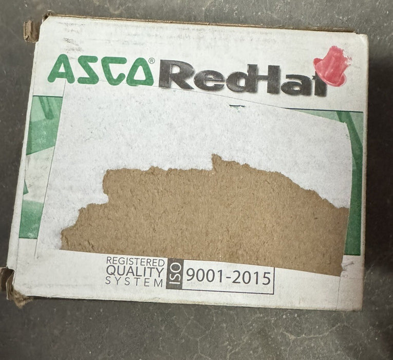 BARU JKF8210G094 ASCO REDHAT 120VAC 1/2" Air SOLENOID VALVE REDHAT NORMA DITUTUP
