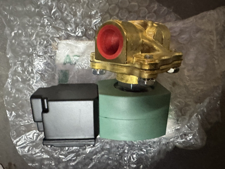 BARU JKF8210G094 ASCO REDHAT 120VAC 1/2" Air SOLENOID VALVE REDHAT NORMA DITUTUP