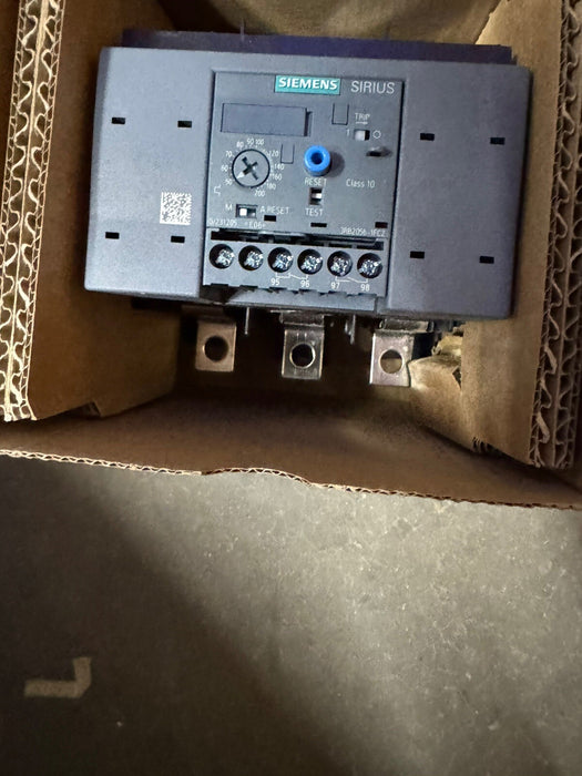 RELÉ DE SOBRECARGA AJUSTABLE SIEMENS 3RB2056-1FC0 NUEVO SELLADO 50-200A
