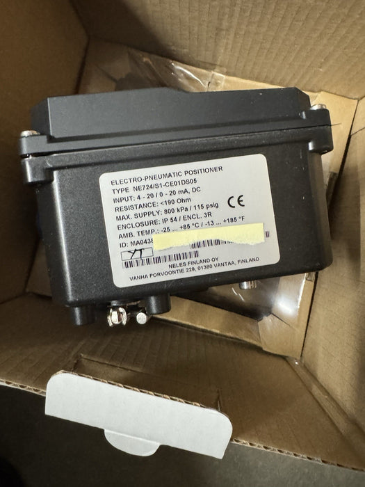 NUEVO POSICIONADOR DE VÁLVULA ELECTRO-NEUMÁTICO METSO NE724 2025 NE724/S1-CE01DS05