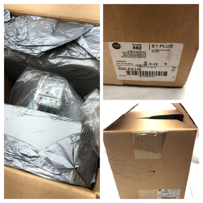 BARU Dalam Peti Allen Bradley 592-EEHE SER C E1 PLUS Relay Lebihan Julat 30-150 Amp