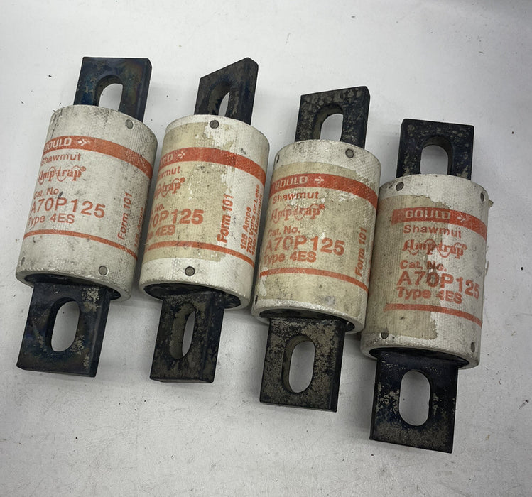 1 BAHARU A70P125 125 AMP 700 VOLT FIUS AMP-PERANGKAP FERRAZ SHAWMUT A70 P125
