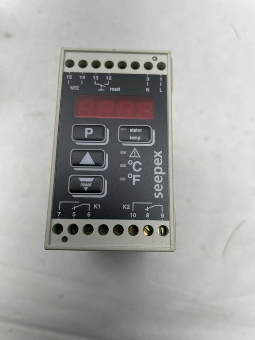 NUEVO CONTROLADOR DE TEMPERATURA CON SENSOR NTC SEEPEX TSE sgrtse DE 115 VCA