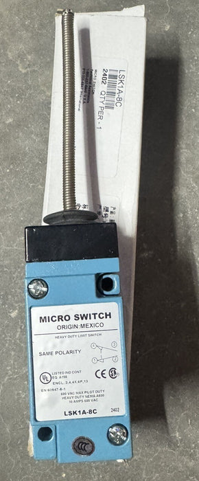 SUIS MICRO HONEYWELL BARU LSK1A-8C tongkat spring LIMIT NIB