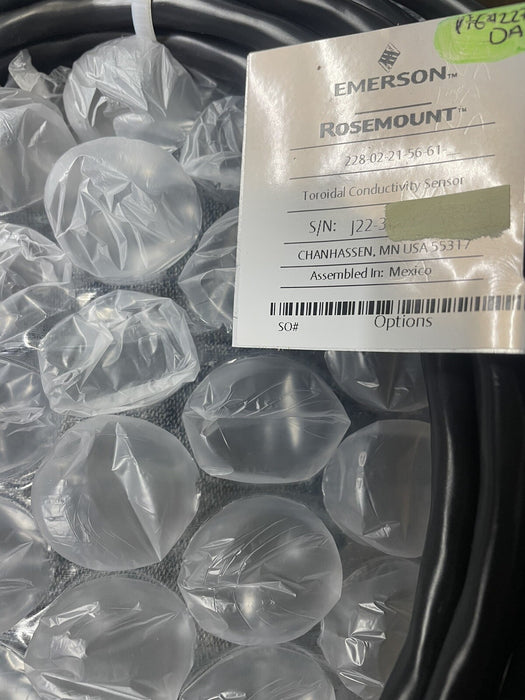 NEW 2022 ROSEMOUNT ANALYTICAL 228-02-21-56-61 CONDUCTIVITY PROBE TOROIDAL