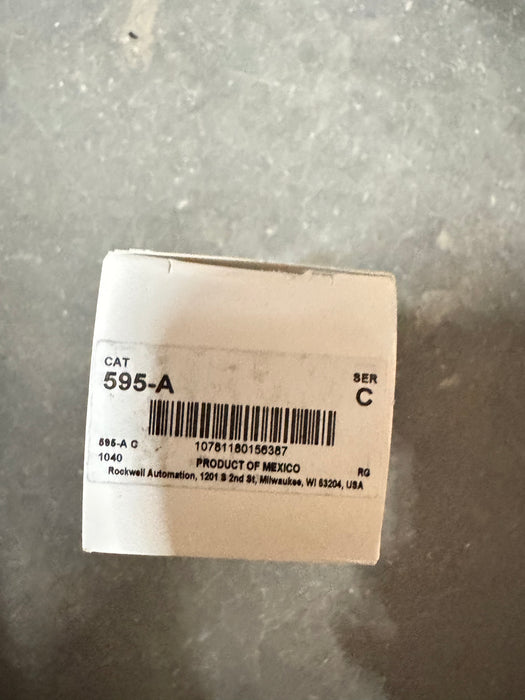 595-A NEW ALLEN-BRADLEY MOTOR STARTER AUXILIARY CONTACT AUX NO