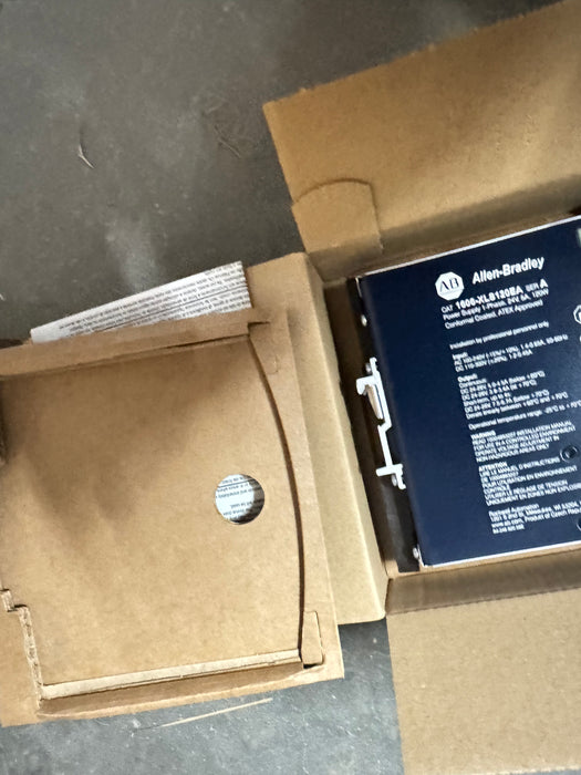 1606-XLS120EA NEW ALLEN BRADLEY DC POWER SUPPLY 100-240VAC 24-28 VDC OUT 120 WATT 5A ATEX