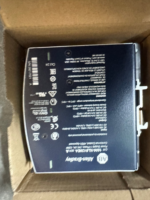 1606-XLS120EA NEW ALLEN BRADLEY DC POWER SUPPLY 100-240VAC 24-28 VDC OUT 120 WATT 5A ATEX