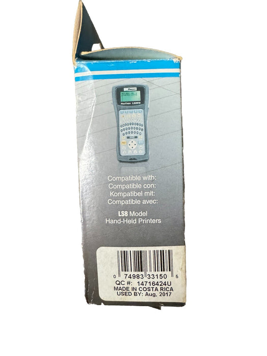 N050X125C1C PANDUIT P1 LABEL CASSETTE .5"X1.25"BLACK ON WHITE NYLON CLOTH