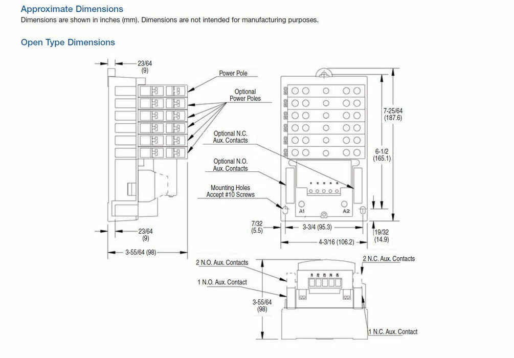 500LG NEW SEALED AC LIGHTING CONTACTOR 500LG-600A3-E 277 VAC # 6 N.O  CONTACTS