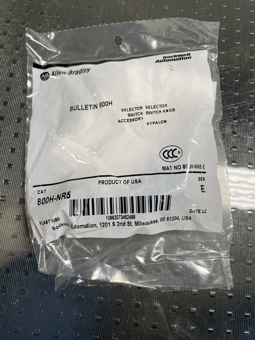 1 NEW SEALED 800H-NR5 ALLEN BRADLEY SELECTOR SWITCH KNOB w/ COLORED INSERT KIT