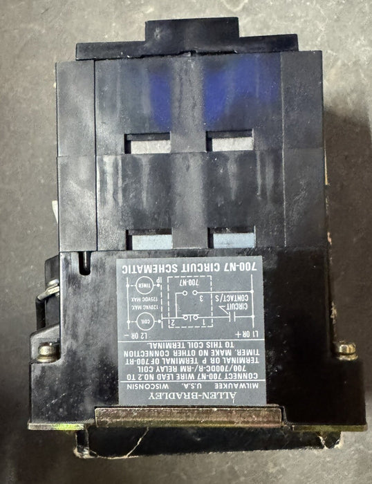NEW ALLEN-BRADLEY BULLETIN 700 700-RL440A1 TYPE R 120 VAC RELAY 4 N.C 4 N.O
