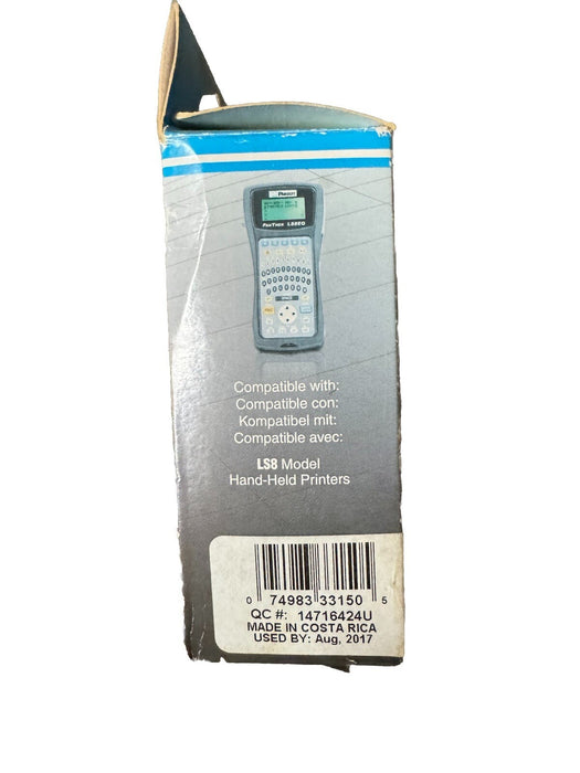 N050X125C1C PANDUIT P1 LABEL CASSETTE .5"X1.25"BLACK ON WHITE NYLON CLOTH