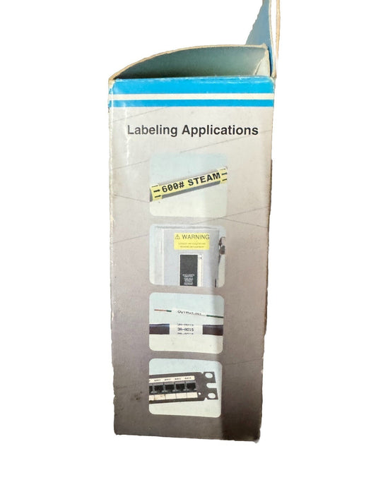 N050X125C1C PANDUIT P1 LABEL CASSETTE .5"X1.25"BLACK ON WHITE NYLON CLOTH