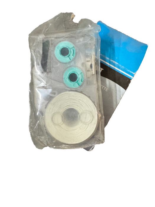 N050X125C1C PANDUIT P1 LABEL CASSETTE .5"X1.25"BLACK ON WHITE NYLON CLOTH