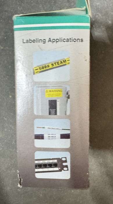 N050X125C1C PANDUIT P1 LABEL CASSETTE .5"X1.25"BLACK ON WHITE NYLON CLOTH