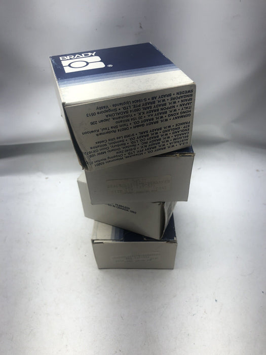 NEW  BRADYSLEEVE WIREMARKER 32537 / WMS-117-321  500 CNT ROLL 1.5" X .35"