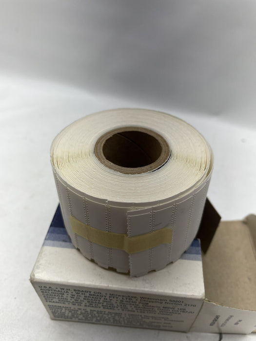 NEW  BRADYSLEEVE WIREMARKER 32537 / WMS-117-321  500 CNT ROLL 1.5" X .35"