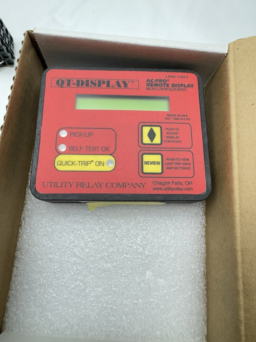Utility Relay Co QT Display B-601QT-P2 AC PRO Remote Display URC