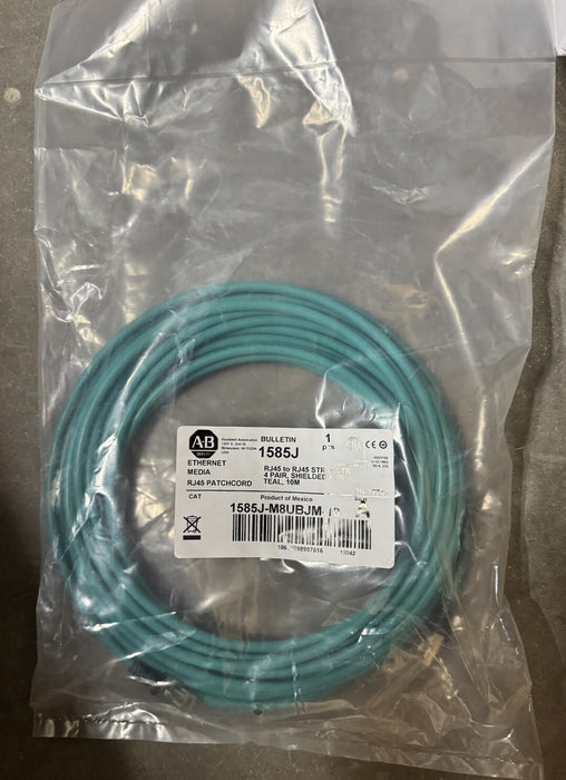 Allen-Bradley Ethernet Media RJ45 Patchcord 10M  RJ45 1585J-M8UBJM-10 NEW 77744