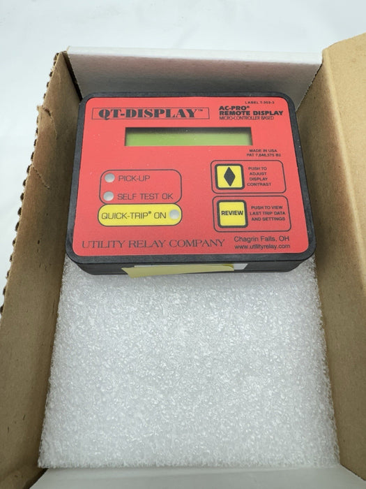 Utility Relay Co QT Display B-601QT-P2 AC PRO Remote Display URC