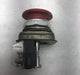 Allen Bradley 800T-D RED Head Push Button 1 NC Red  MISSING THE LOCK WASHERS