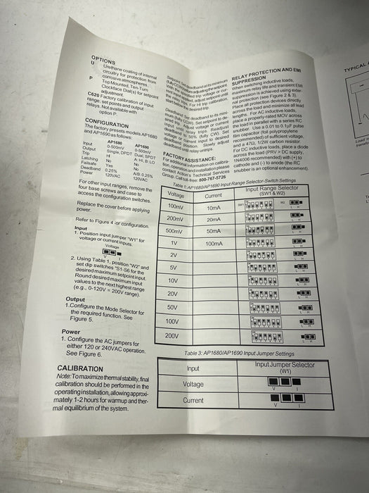NEW SPECIAL 400VAC EUROTHERM SCHNEIDER ACTION PAK 1680-2001-1 AP1680 1680-2001S