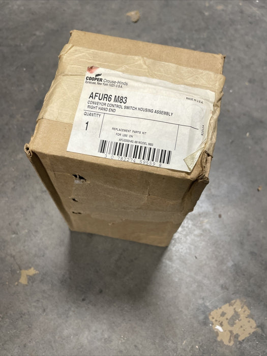 NEW COOPER CROUSE HINDS AFUR6 CONVEYOR SWITCH RIGHT HAND ASSEMBLY AFUR6-M83