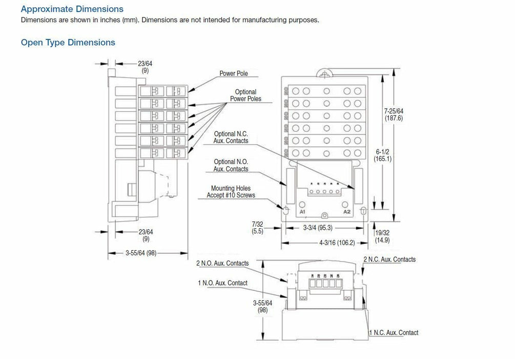 500LG NEW SEALED AC LIGHTING CONTACTOR 500LG-600A3-E 277 VAC # 6 N.O  CONTACTS