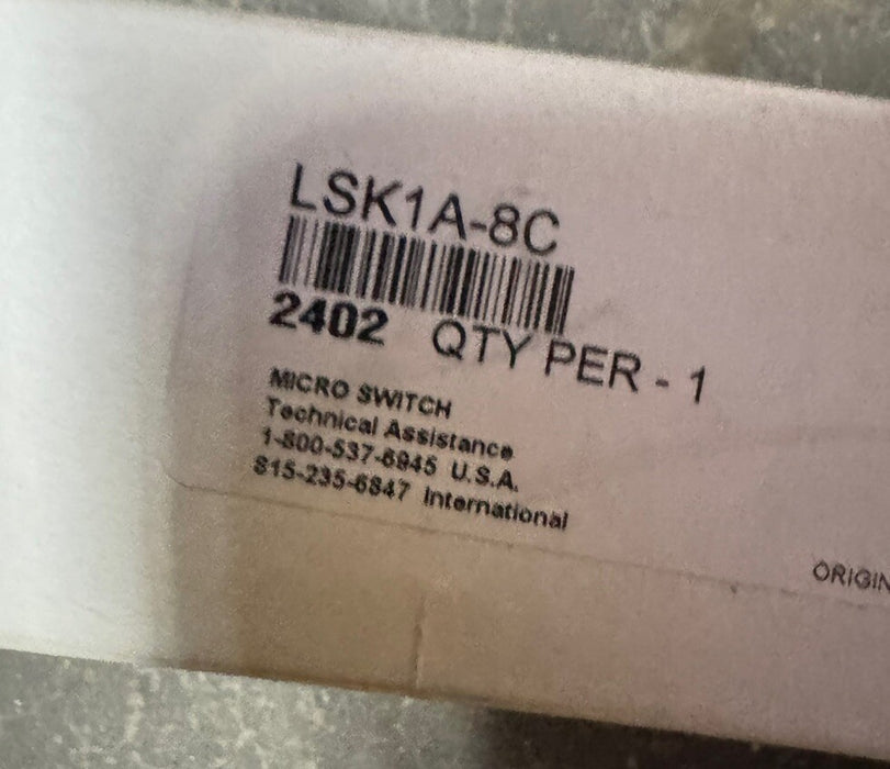 NEW HONEYWELL MICRO SWITCH LSK1A-8C  spring wand LIMIT NIB