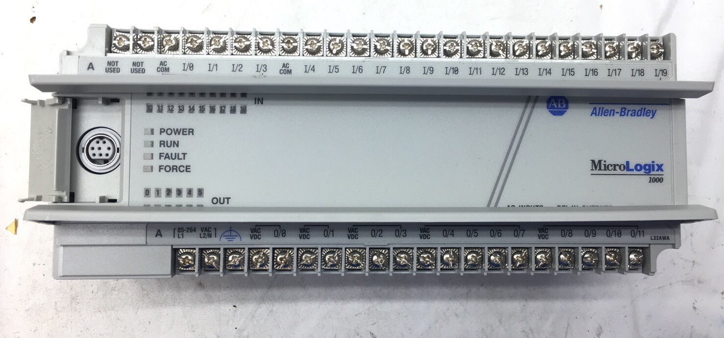 1761-L32AWA Allen Bradley Ser E FRN 1.0 MicroLogix 1000 Controller PLC MICRO