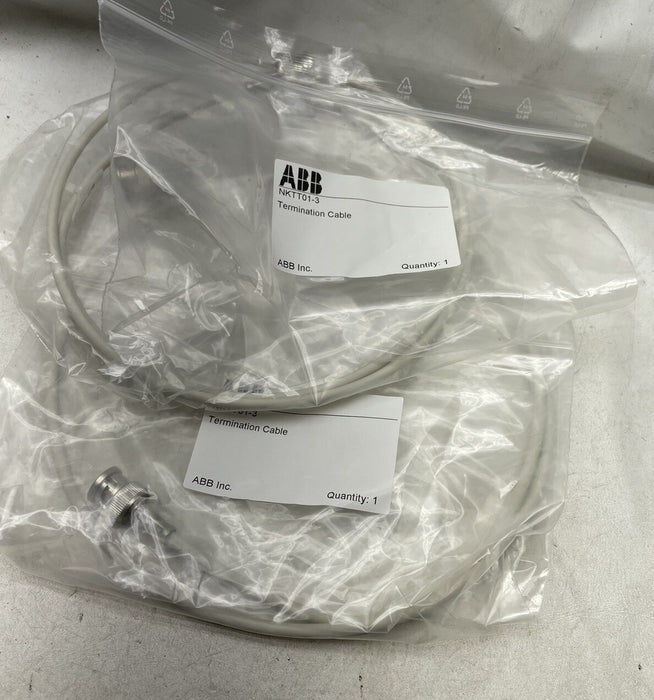 NEW ABB NKTT01-3 INFI-NET TERMINATION CABLE 3FT PVC HARMONY SYMPHONY BAILEY ETC