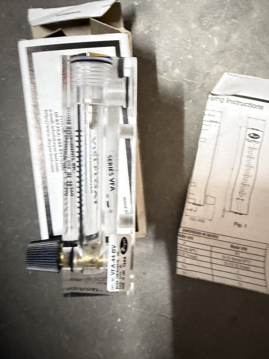 NEW DWYER VISI-FLOAT VFA SERIES FLOW METER VFA-44-BV