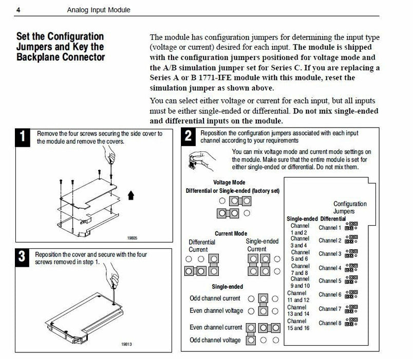 PLC-5 Analog Input Module 1771-IFE C New in Box Allen Bradley 1771-lFE/C 2008