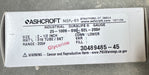 ASHCROFT 25-1009-SWL-02L-200#  251009SWL02L60 NEW IN BOX 200 PSI GAUGE DURALIFE