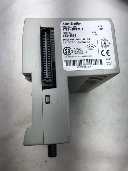 ALLEN BRADLEY 1786-RPFM CONTROLNET FIBER MODULE 1786-RPFM/A