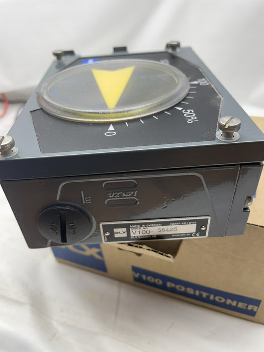 NEW V100P-D1-90-A-C1-LG BLX / VAC V100P PNUEMATIC POSITIONER 3-15 PSI INPUT V100