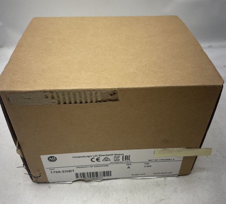 2015 New 1786-ENBT Allen Bradley COMPACTLogix L4X EtherNet/IP  Module NIB