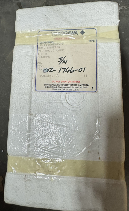 Yokogawa DB-40 103111EAEA-7YBF  2500VDC NIB GP7000-2   0-200 Megaohms meter