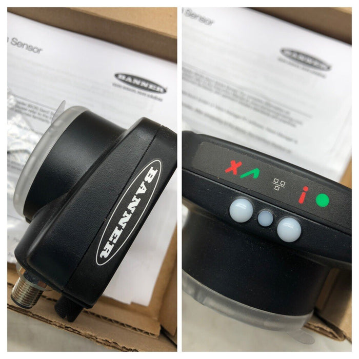 IVU2 iVuPlus Gen2 NEW BANNER IVU2PRBW04 90959 SENSOR BARCODE READER BCR Camera