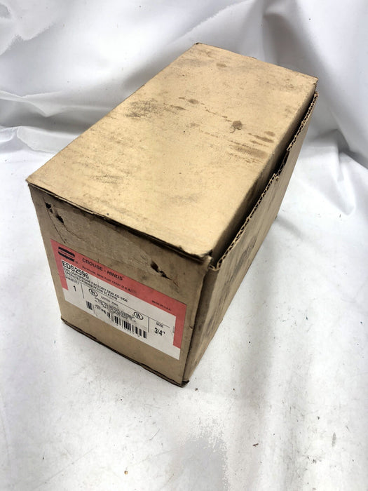 NEW COOPER CROUSE HINDS EDS2596 FACTORY SEALED SIDE OPERATED PUSH BUTTON STATION