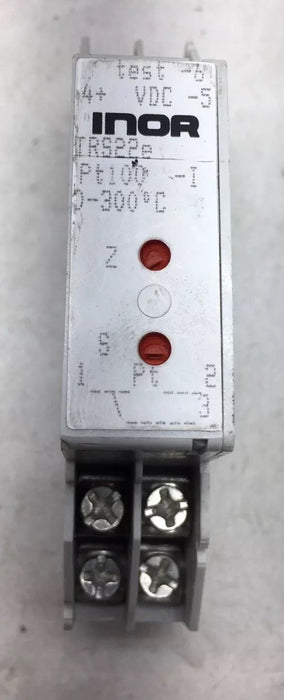 INOR INTELLIGENCE TRANSMITTER P/N: 70TRS00057 PT100 0-300 DEG TEMPERATURE TRS22E