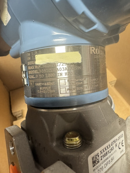 3051C 2023 EMERSOM 3051CD 3A03A1AH2M5 COPLANAR PRESSURE TRANSMITTER LEVEL FLOW