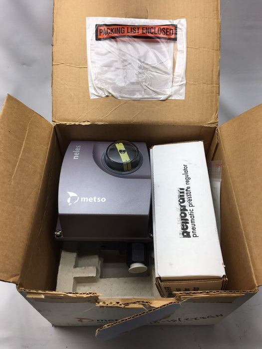 NEW IN BOX METSO VALVE CONTROLLER POSITONER ND822/S1 W/ REGULATOR ND822