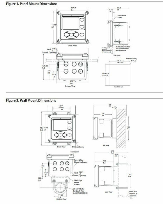 1056 NEW FACTORY SEALED 1056-03-22-38-HT EMERSON ROSEMOUNT PH ANALYZER  HART