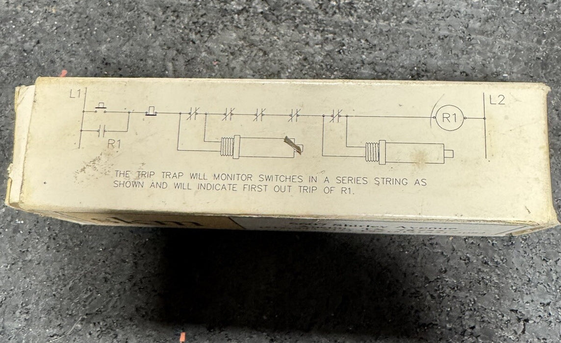 SKM TRIP TRAP INTERLOCK TRIP INDICATOR 110 VAC RESET WITH MAGNET NIB