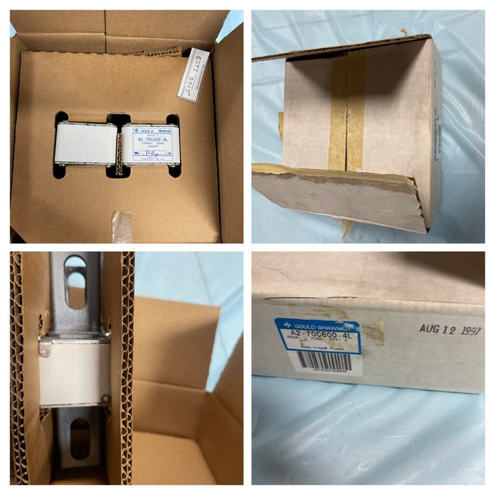 NEW BOX OF 2 GOULD AMPTRAP A2-70C600-4L AMP FUSES